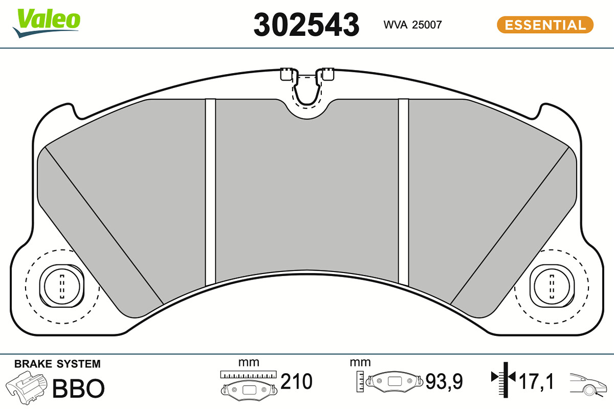 BRAKE PADS FIRST PORSCHE PANAMERA FR